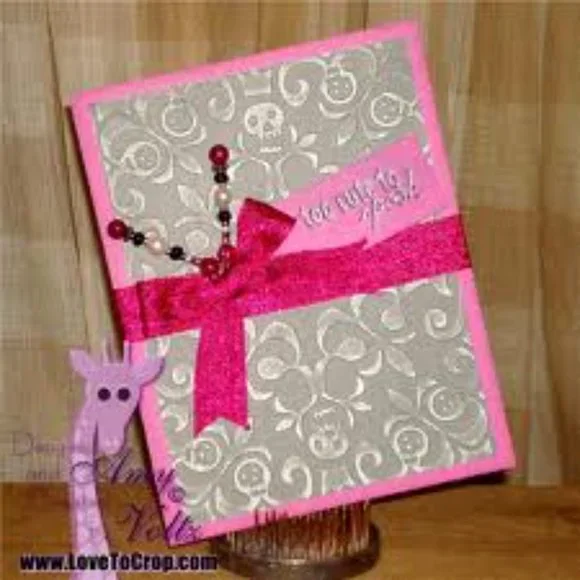 Cuttlebug A2 embossing folder - SKELETON SCROLL - Picture 7 of 9